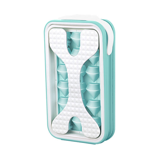 2-in-1 Ice Ball Mold & Water Bottle – Portable Silicone Ice Cube Maker Bottle