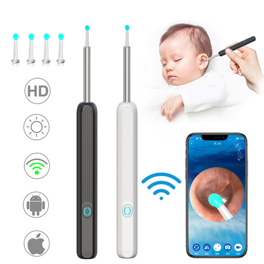 NE3 Wireless Ear Cleaner Otoscope with HD Camera & LED for iPhone & Android