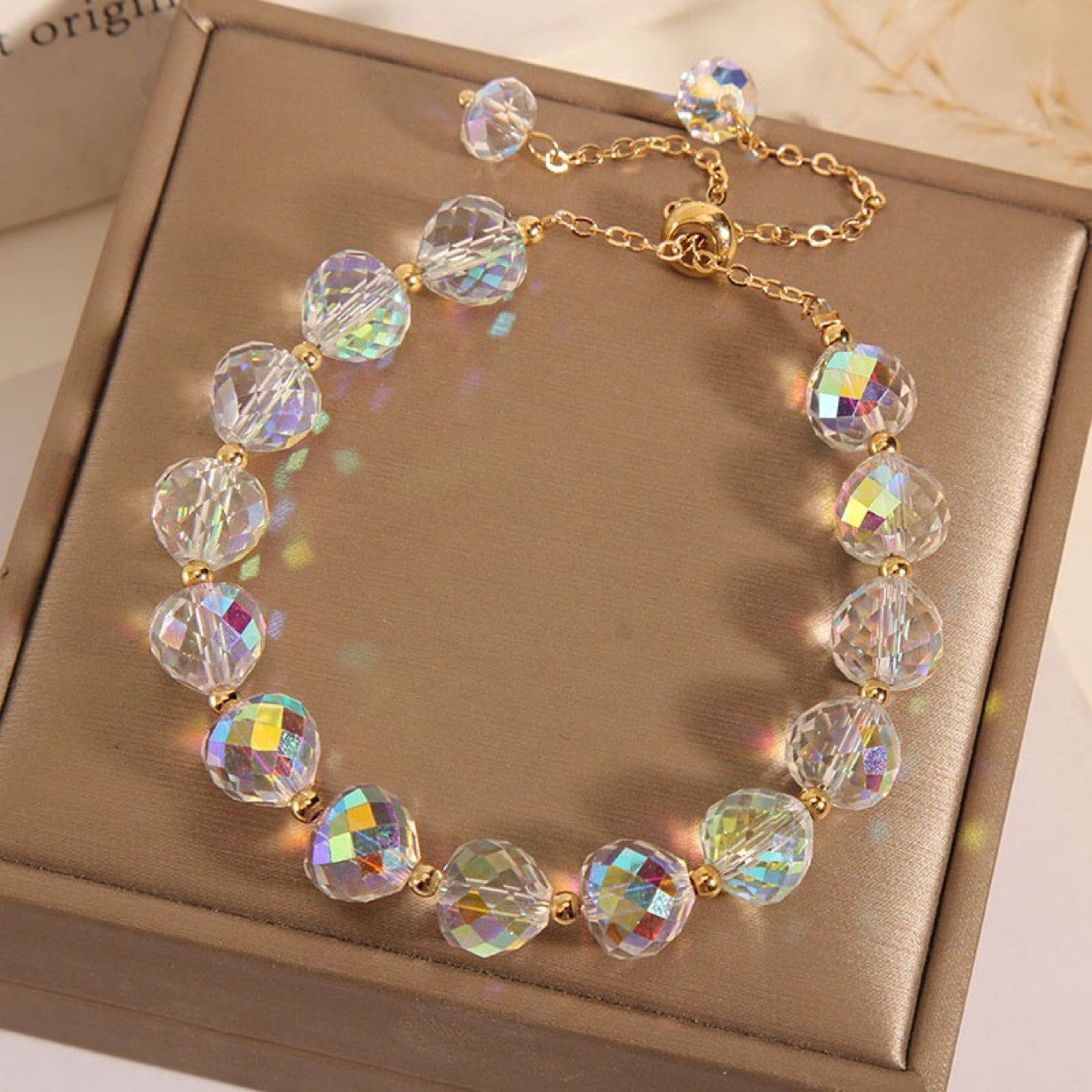 Crystal Woven Bracelet for Women – Simple Handcrafted Fashion Jewelry